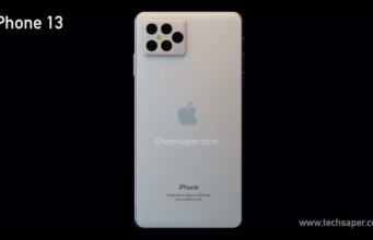 Koncept – iPhone 13 s fotoaparátem s čtyřmi objektivy