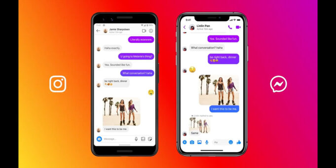 Konverzace z aplikací Facebook Messenger a Instagram jsou nyní oficiálně sloučeny
