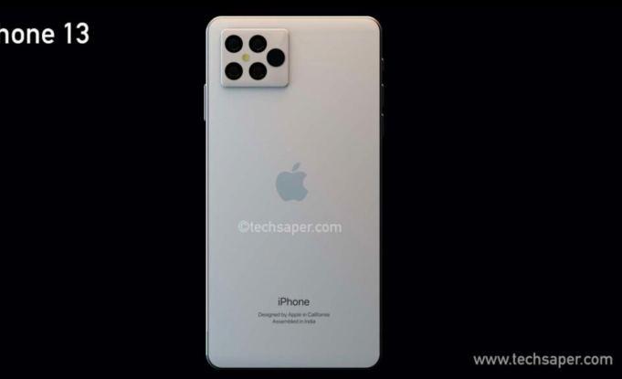 Koncept – iPhone 13 s vylepšeným fotoaparátem a procesorem A 15