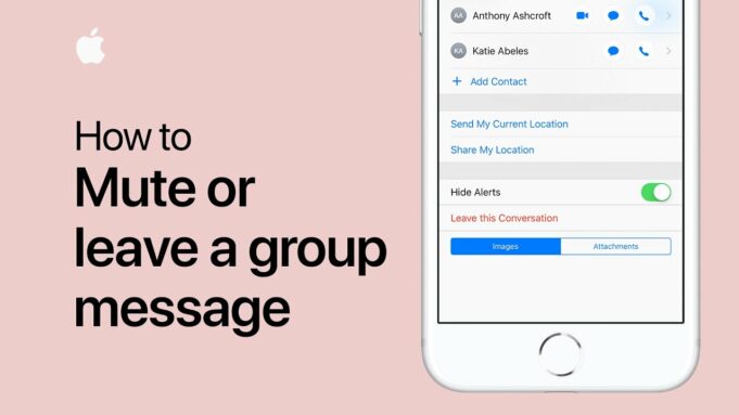 Apple návody – Jak ztlumit nebo opustit skupinovou konverzaci na iPhonu a iPadu