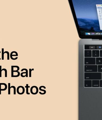 Apple návody – Jak rychle najít a upravit fotografie pomocí Touch Baru na MacBooku Pro