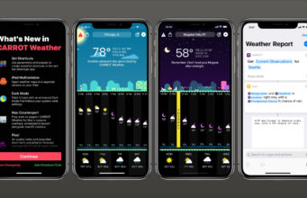 Aplikace CARROT Weather obdržela velkou aktualizaci, která přidává nové styly map a další