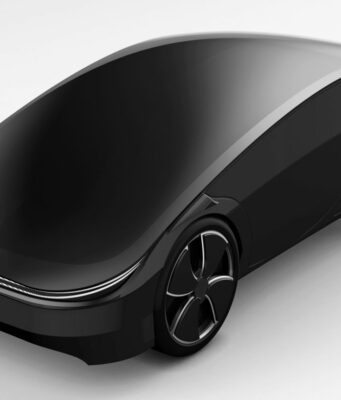 Koncept – Apple Car, který nabízí vynikající výhled na okolí