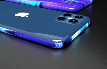 Koncept – iPhone 13 s displejem také po stranách, horní a dolní části zařízení