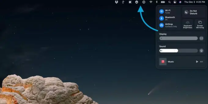 Návod – Jak si přizpůsobit lištu nabídek na Macu s macOS Big Sur