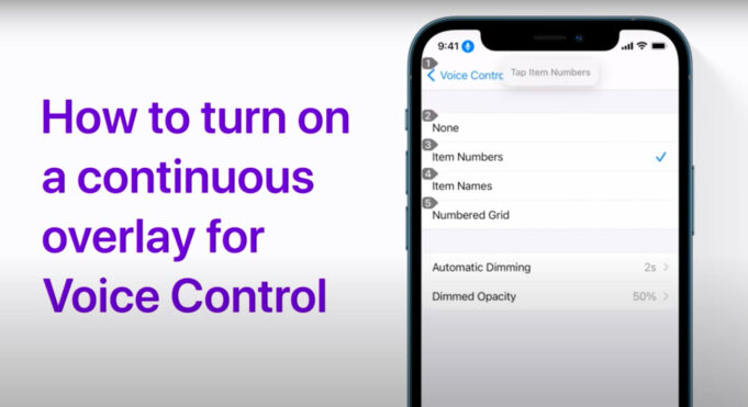 Apple návody – Voice Control – Jak zapnout překryvný obrázek na iPhonu a iPadu