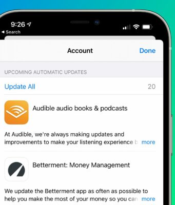 App Store obsahuje chybu, díky které nelze aktualizovat jednotlivé aplikace