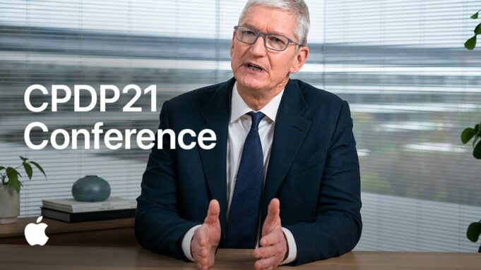 Apple sdílel video z virtuální konference, na které hovořil Tim Cook o ochraně soukromí
