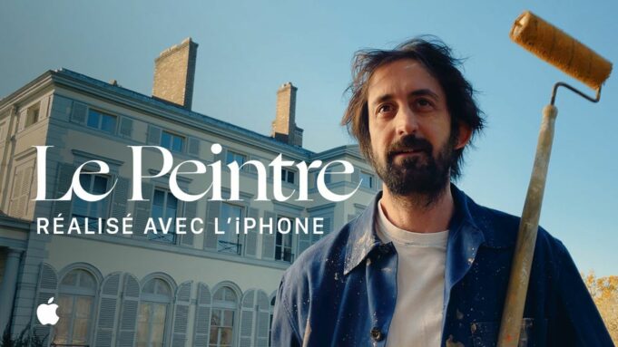 Apple sdílel na svém francouzském YouTube kanálu krátký film s názvem „Le Peintre“