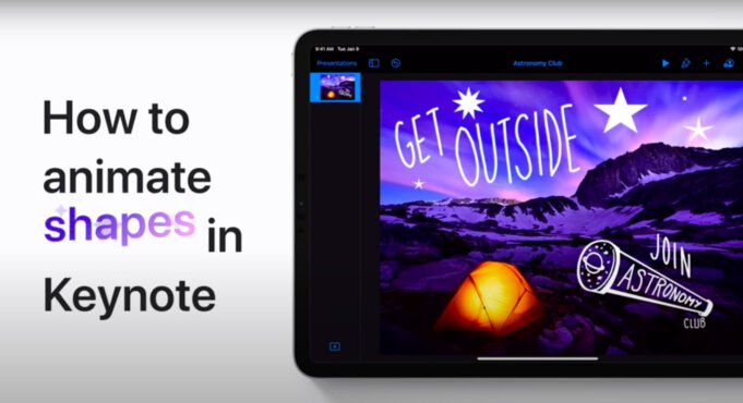 Apple návody – Jak vyvářet animace v aplikaci Keynote na iPhonu a iPadu