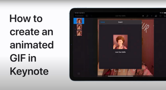 Apple návody – Jak vytvořit GIF obrázek v aplikaci Keynote na iPhonu a iPadu