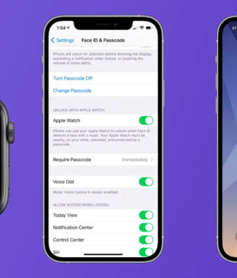 Návod – Jak funguje odemknutí iPhonu pomocí Apple Watch