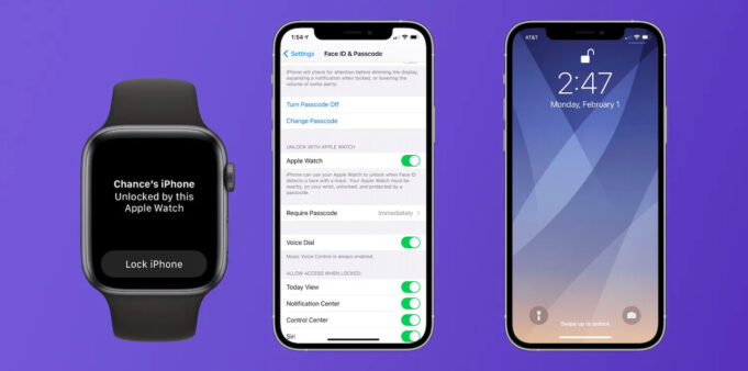 Návod – Jak funguje odemknutí iPhonu pomocí Apple Watch