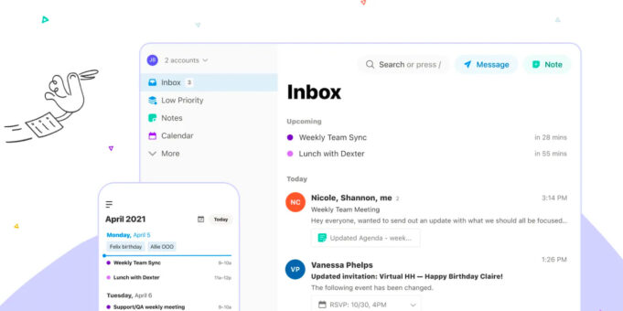 Aplikace Twobird obdržela aktualizaci s podporou Outlook