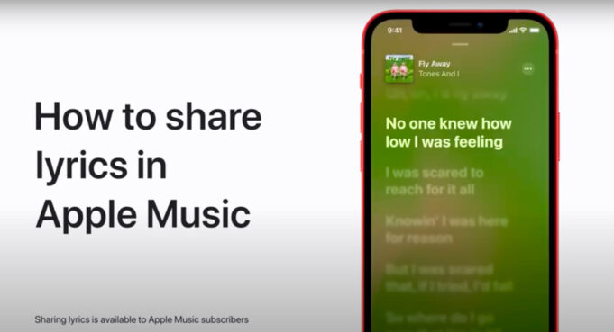 Apple návody – Jak sdílet texty v Apple Music na iPhonu a iPadu