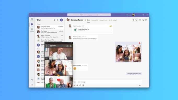 Microsoft Teams pro osobní použití je nyní k dispozici