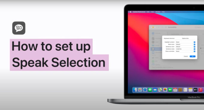 Apple návody – Jak si nechat přečíst články pomocí funkce Speak Selection na Macu