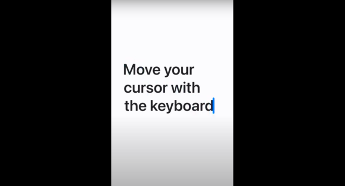 Apple návody – Jak přesunout kurzor pomocí klávesnice na iPhonu a iPadu
