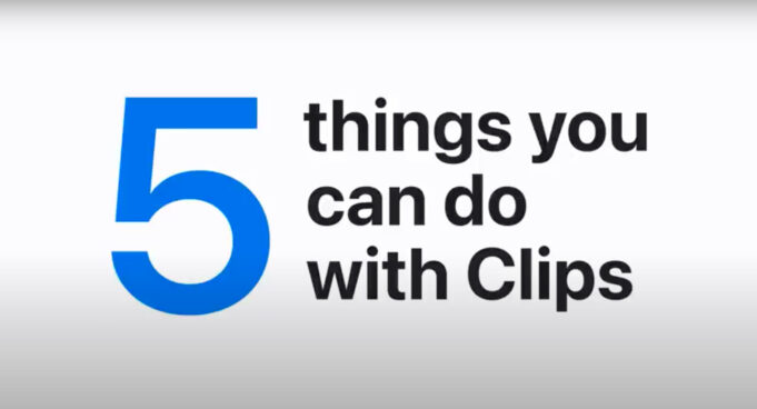 Apple návody – Pět funkcí, které můžete použít v aplikaci Clips na iPhonu a iPadu