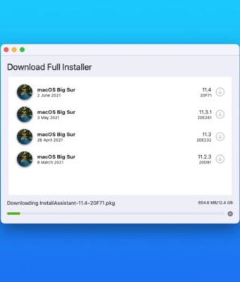 Aplikace „Download Full Installer“ nabízí rychlý a snadný přístup k instalačním balíčkům macOS