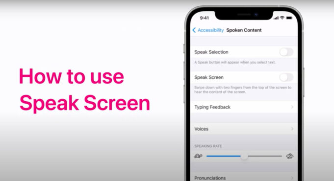 Apple návody – Jak používat funkci Speak Screen na iPhonu a iPadu