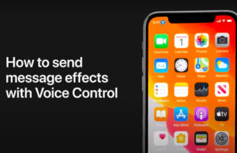 Apple návody – Jak odesílat efekty v aplikaci Zprávy pomocí Voice Control na iPhonu