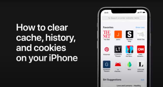 Apple návody – Jak vymazat mezipaměť, historii a soubory cookie na iPhonu a iPadu