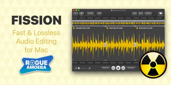 Rogue Amoeba oznámil novou verzi zvukového editoru Fission a odstranil aplikaci z Mac App Store