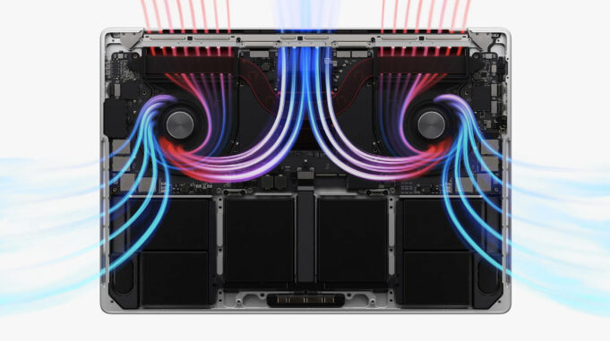 Nové MacBooky obsahují vylepšený tepelný systém