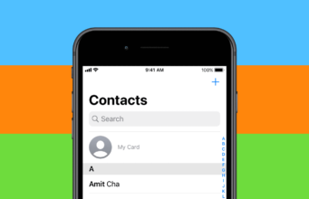Návod – Jak vytvořit kontakt Moje karta na iPhonu