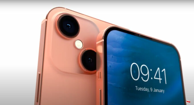 Koncept – iPhone 14 s displejem o velikosti 6,1 palců a čipem A15 Bionic