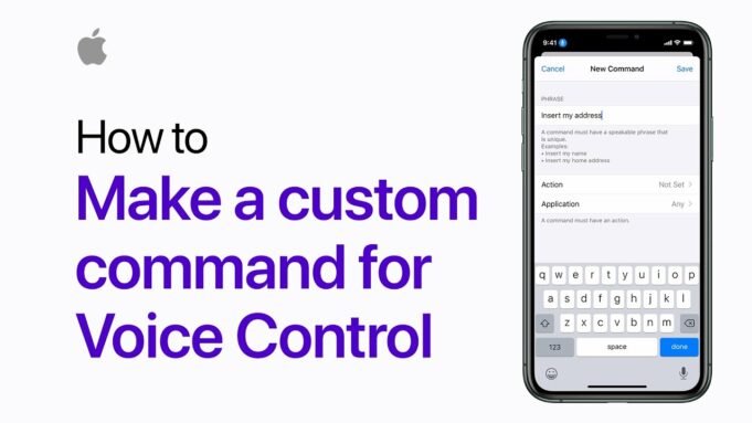 Apple návody – Jak vytvářet vlastní příkazy pro Voice Control na iPhonu a iPadu