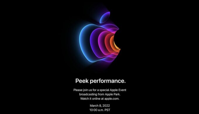 Apple oznámil jarní keynote s názvem „Peek Performance“, která se bude konat 8. března