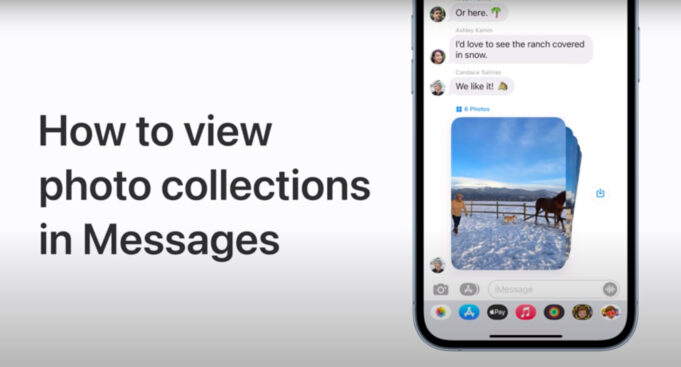 Apple návody – Jak zobrazit několik fotografií jako kolekci v aplikaci Zprávy na iPhonu