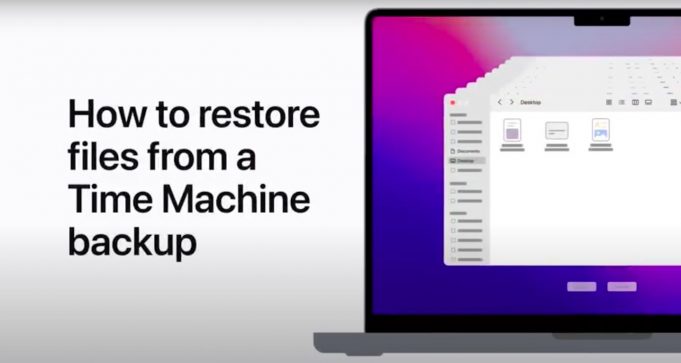 Apple návody – Jak obnovit soubory ze zálohy Time Machine