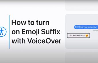 Apple návody – Jak zapnout příponu emotikonu pomocí VoiceOveru na iPhonu a iPadu