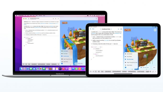 Apple vydal aplikaci Swift Playgrounds 4.1, která obsahuje několik nových funkcí
