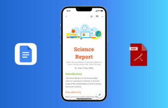 Návod – Jak exportovat dokument Google jako soubor PDF na iPhonu, iPadu a Macu