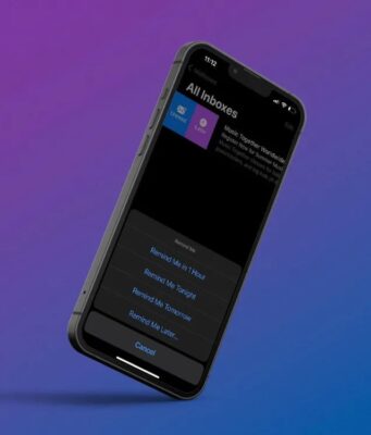 Návod – Jak nastavit připomenutí na e-mail v aplikaci Mail na iPhonu