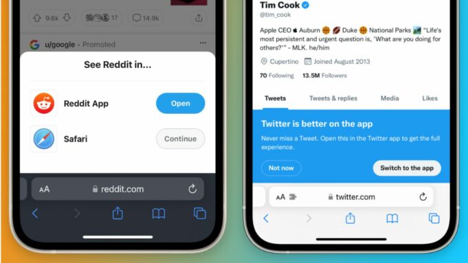 Nová aplikace pro iOS blokuje obtěžující vyskakovací okna „Otevřít v aplikaci“ v Safari