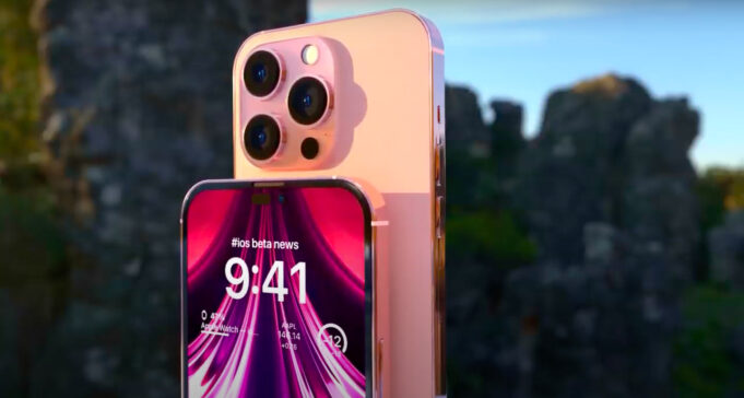 Koncept – iPhone 14 Pro s novým čipem a vylepšeným displejem