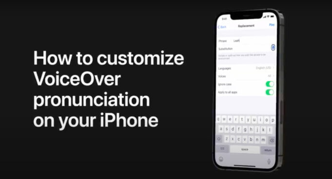 Apple návody – Jak si přizpůsobit výslovnost VoiceOver na iPhonu