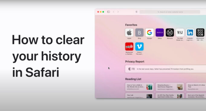 Apple návody – Jak vymazat historii v Safari na Macu