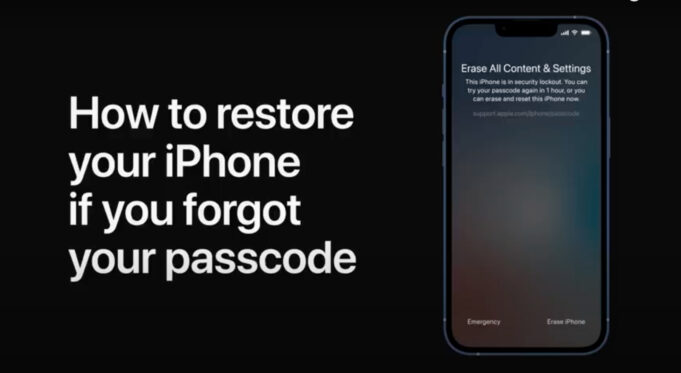 Apple návody – Jak obnovit svůj iPhone, pokud jste zapomněli přístupový kód