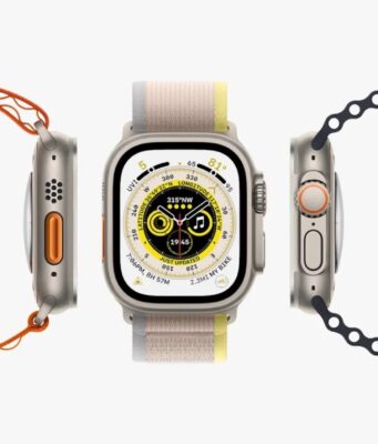 Řemínek pro modely s pouzdry 44 mm a 45 mm jsou kompatibilní také s Apple Watch Ultra