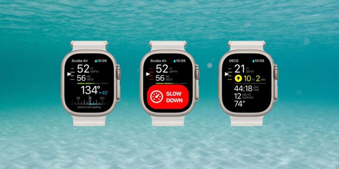 Apple Watch Ultra zatím nelze použít jako potápěčský počítač