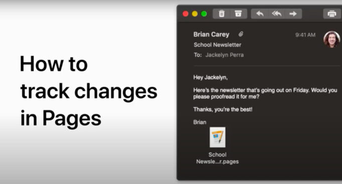 Apple návody – Jak sledovat úpravy dokumentů ve společném projektu v aplikaci Pages