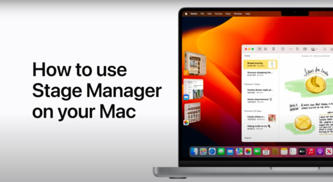 Apple návody – Jak používat Stage Manager na Macu