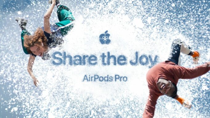 Apple vydal novou reklamu „Share the Joy“ zdůrazňující možnost sdílení zvuku, kterou nabízejí AirPods Pro
