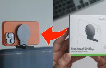 Jak funguje nový držák Belkin pro použití s funkcí Continuity Camera?